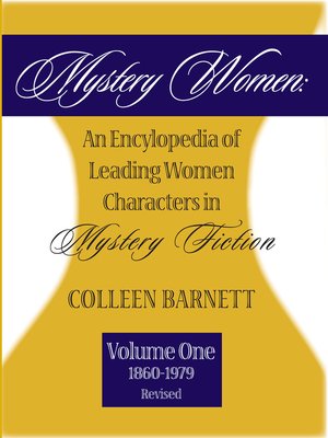cover image of Mystery Women, Volume One (Revised)